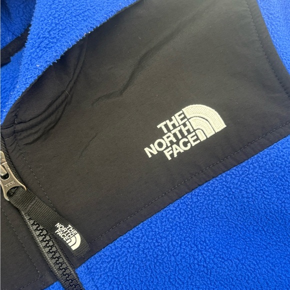 The North Face Youth Blue Fleece Zip Hoodie Jacket Size M 10/12 - Picture 3 of 9